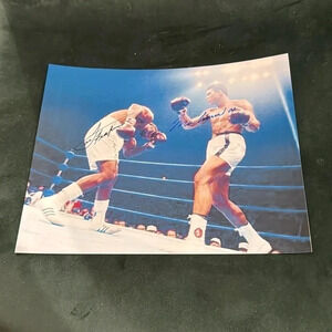 Muhammad Ali joe Frazier signed 8x10 photo
